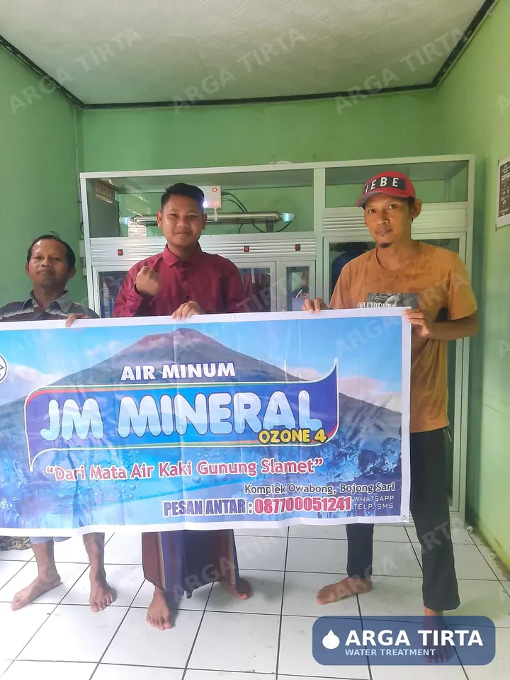 Depot air minum siap beroperasi
